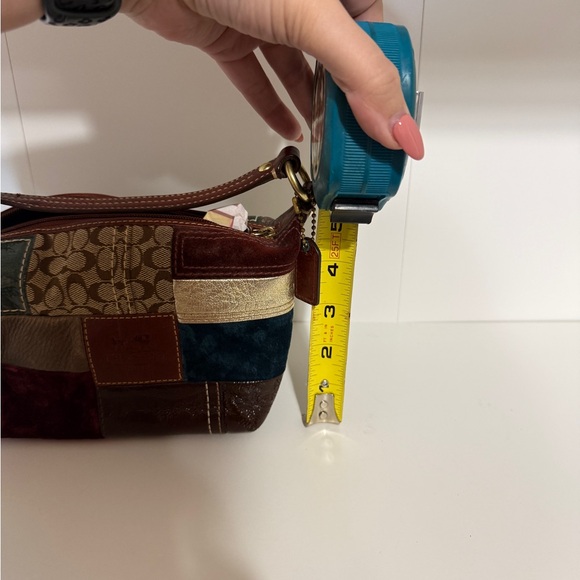 Coach Patchwork Baguette Pouch - Picture 9 of 9